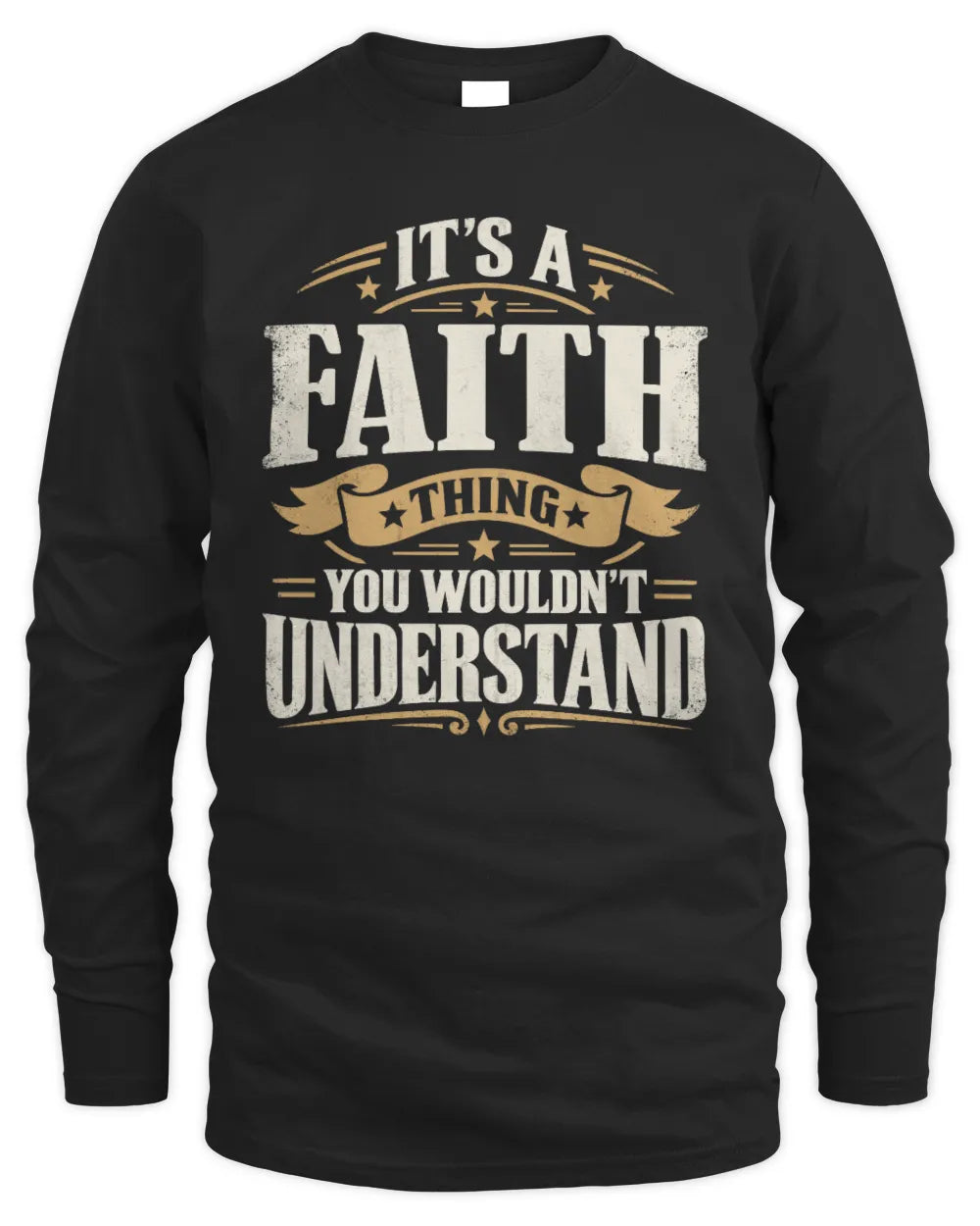 FAITH P08 TH51 - Personalized “It’s a/an [NAME] Thing – You Wouldn’t Understand” Shirt - Men's Long Sleeved T-Shirt - Black