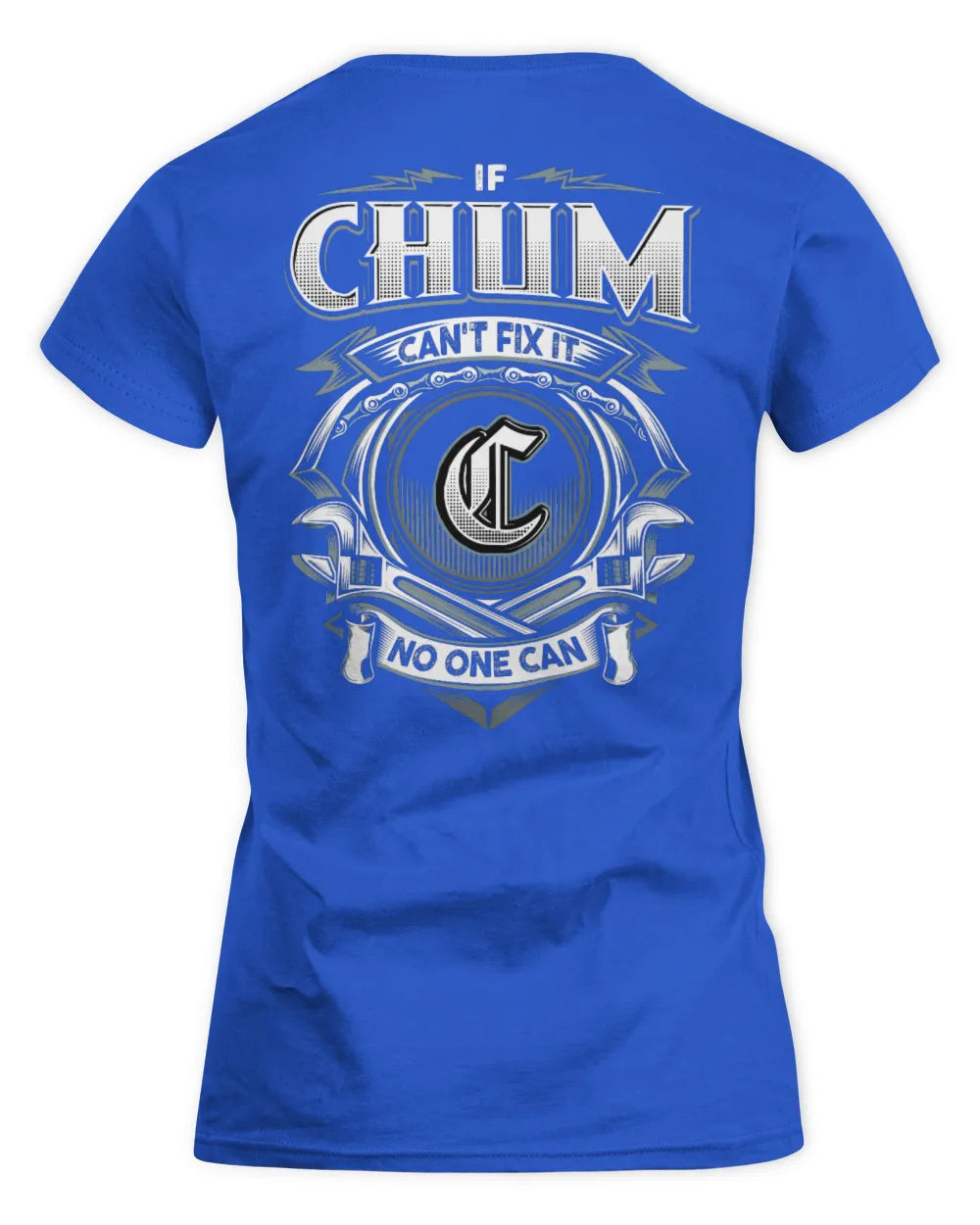 CHUM AP81-K4-626 - Personalized Ahmed Quote Apparel “If Ahmed Can't Fix It, No One Can” - Women's Standard T-Shirt - Royal