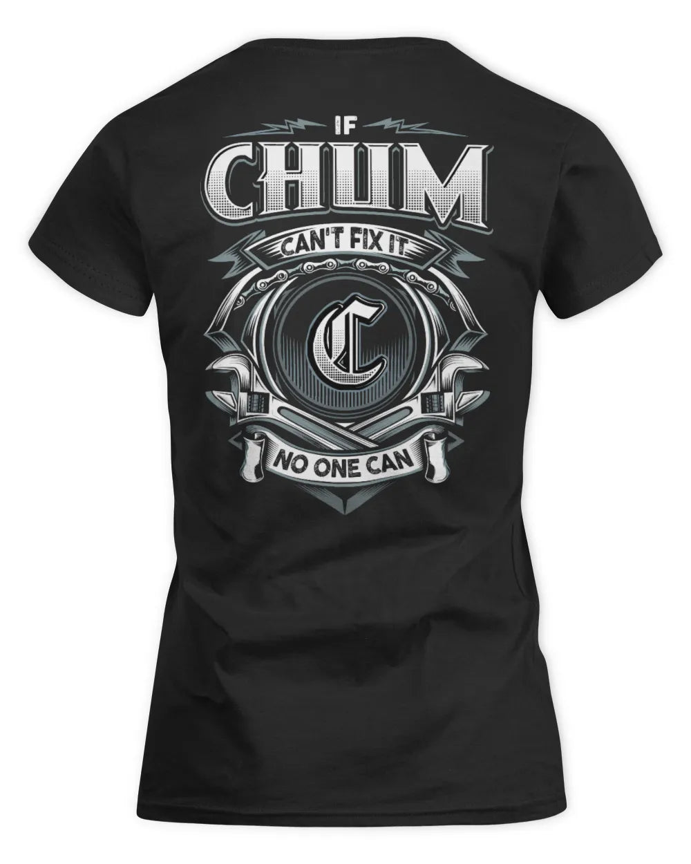 CHUM AP81-K4-626 - Personalized Ahmed Quote Apparel “If Ahmed Can't Fix It, No One Can” - Women's Standard T-Shirt - Black