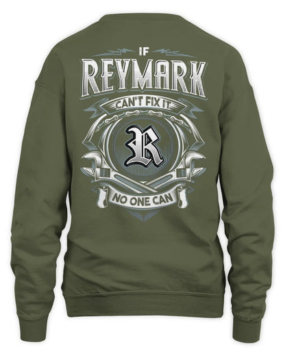 REYMARK AP81-K4-626 - Personalized Ahmed Quote Apparel “If Ahmed Can't Fix It, No One Can” - Unisex Sweatshirt - Military Green