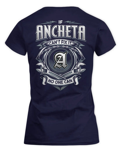 ANCHETA AP81-K4-626 - Personalized Ahmed Quote Apparel “If Ahmed Can't Fix It, No One Can” - Women's Standard T-Shirt - Navy