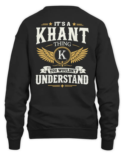 KHANT KT06-M008 It’s a [NAME] Thing – You Wouldn’t Understand | Personalized Vintage T-Shirt - Unisex Sweatshirt - Black