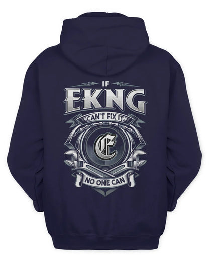 EKNG AP81-K4-626 - Personalized Ahmed Quote Apparel “If Ahmed Can't Fix It, No One Can” - Unisex Hoodie - Navy