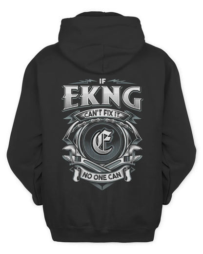 EKNG AP81-K4-626 - Personalized Ahmed Quote Apparel “If Ahmed Can't Fix It, No One Can” - Unisex Hoodie - Black