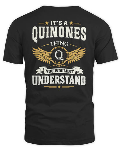 QUINONES KT06-M008 It’s a [NAME] Thing – You Wouldn’t Understand | Personalized Vintage T-Shirt - Unisex Standard T-Shirt - Black