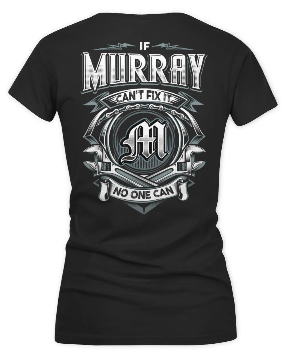 MURRAY AP81-K4-626 - Personalized Ahmed Quote Apparel “If Ahmed Can't Fix It, No One Can” - Women's V-Neck T-Shirt - Black