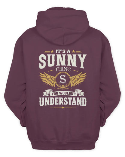 SUNNY KT06-M008 It’s a [NAME] Thing – You Wouldn’t Understand | Personalized Vintage T-Shirt - Unisex Hoodie - Maroon
