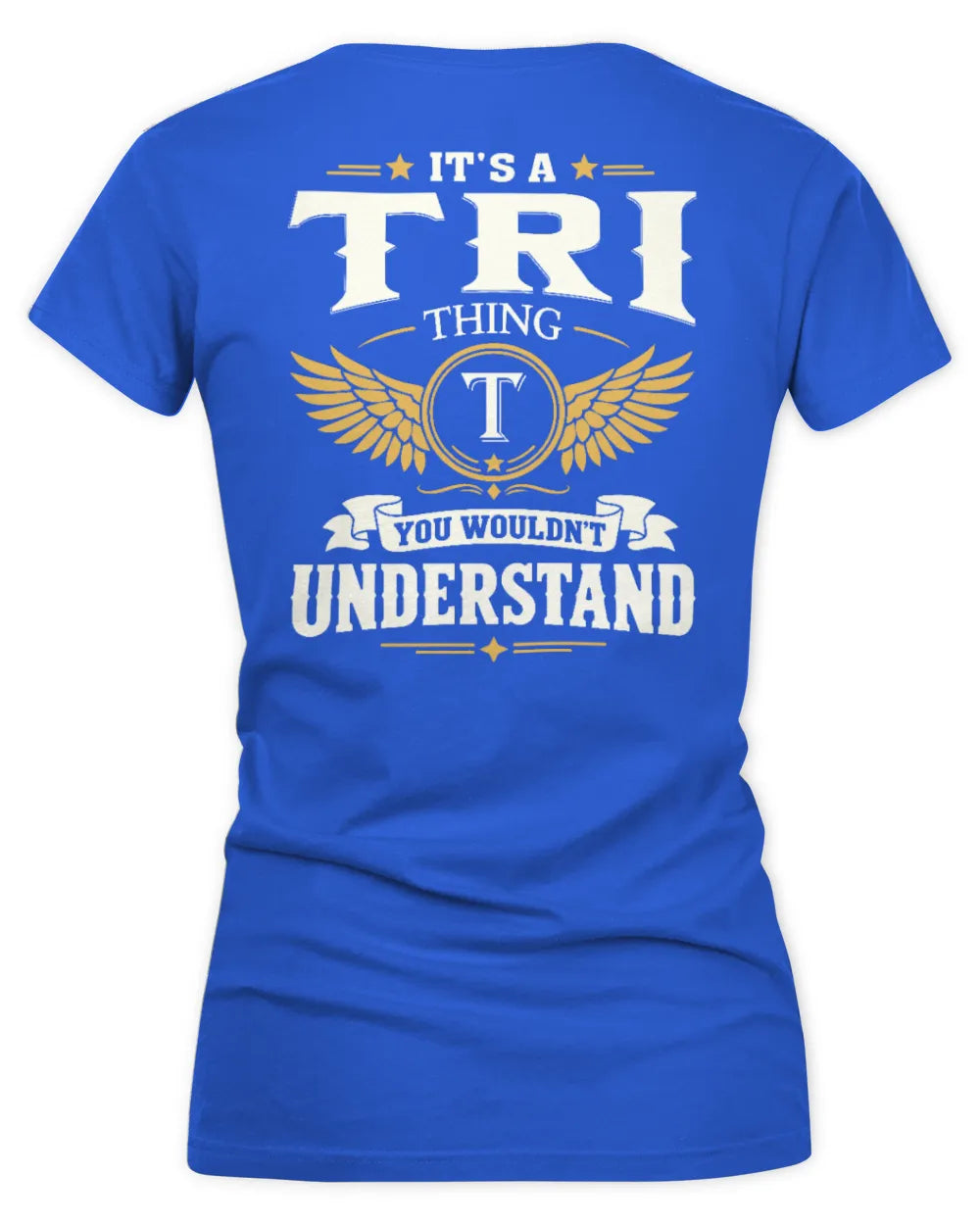 TRI KT06-M008 It’s a [NAME] Thing – You Wouldn’t Understand | Personalized Vintage T-Shirt - Women's V-Neck T-Shirt - Royal