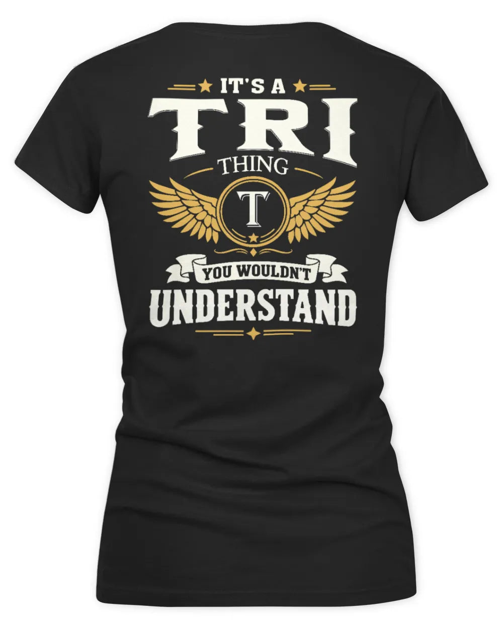 TRI KT06-M008 It’s a [NAME] Thing – You Wouldn’t Understand | Personalized Vintage T-Shirt - Women's V-Neck T-Shirt - Black