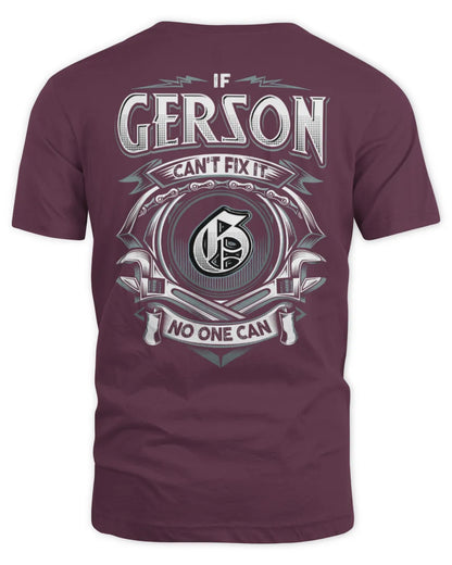 GERSON AP81-K4-626 - Personalized Ahmed Quote Apparel “If Ahmed Can't Fix It, No One Can” - Unisex Standard T-Shirt - Maroon