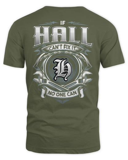 HALL AP81-K4-626 - Personalized Ahmed Quote Apparel “If Ahmed Can't Fix It, No One Can” - Unisex Standard T-Shirt - Military Green