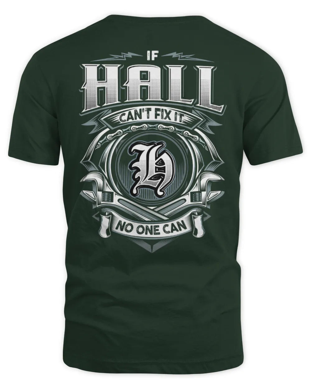 HALL AP81-K4-626 - Personalized Ahmed Quote Apparel “If Ahmed Can't Fix It, No One Can” - Unisex Standard T-Shirt - Forest Green