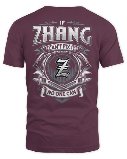ZHANG AP81-K4-626 - Personalized Ahmed Quote Apparel “If Ahmed Can't Fix It, No One Can” - Unisex Standard T-Shirt - Maroon