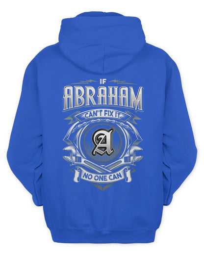 ABRAHAM AP81-K4-626 - Personalized Ahmed Quote Apparel “If Ahmed Can't Fix It, No One Can” - Unisex Hoodie - Royal