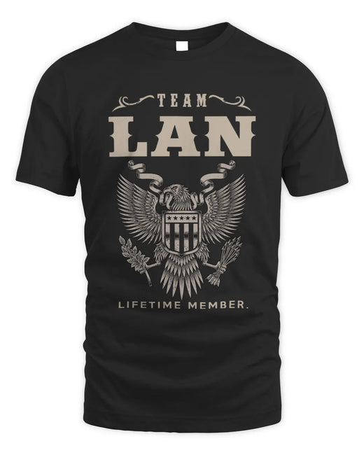 LAN TP06-K82 – Personalized Classic Style Apparel “Team NAME Lifetime Member”