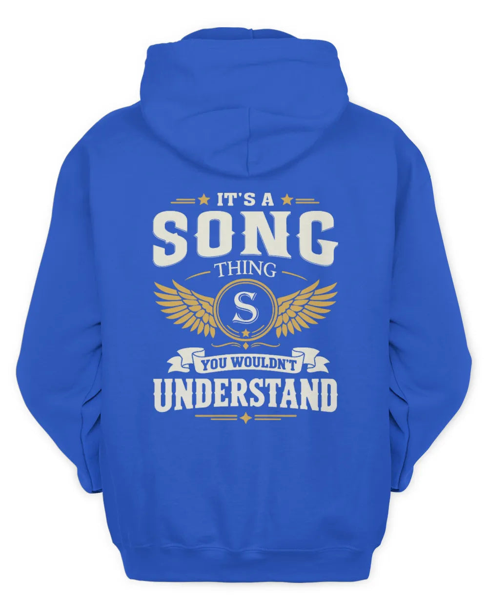 SONG KT06-M008 It’s a [NAME] Thing – You Wouldn’t Understand | Personalized Vintage T-Shirt - Unisex Hoodie - Royal