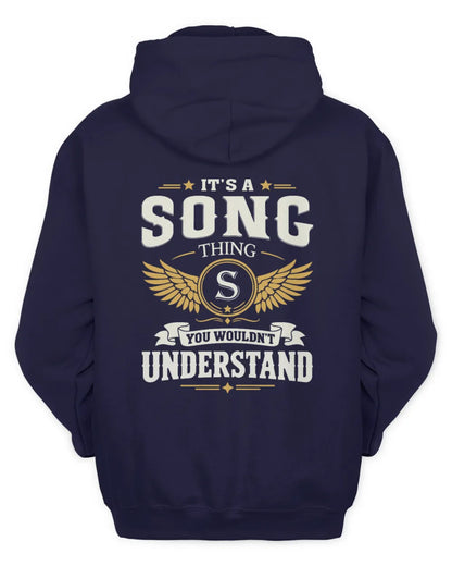 SONG KT06-M008 It’s a [NAME] Thing – You Wouldn’t Understand | Personalized Vintage T-Shirt - Unisex Hoodie - Navy