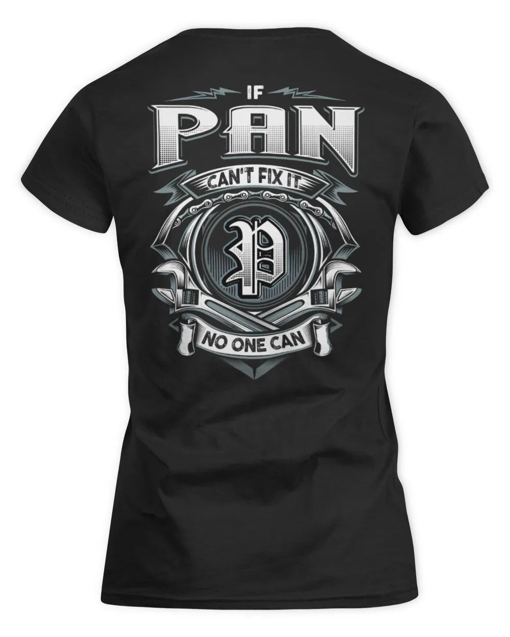 PAN AP81-K4-626 - Personalized Ahmed Quote Apparel “If Ahmed Can't Fix It, No One Can” - Women's Standard T-Shirt - Black