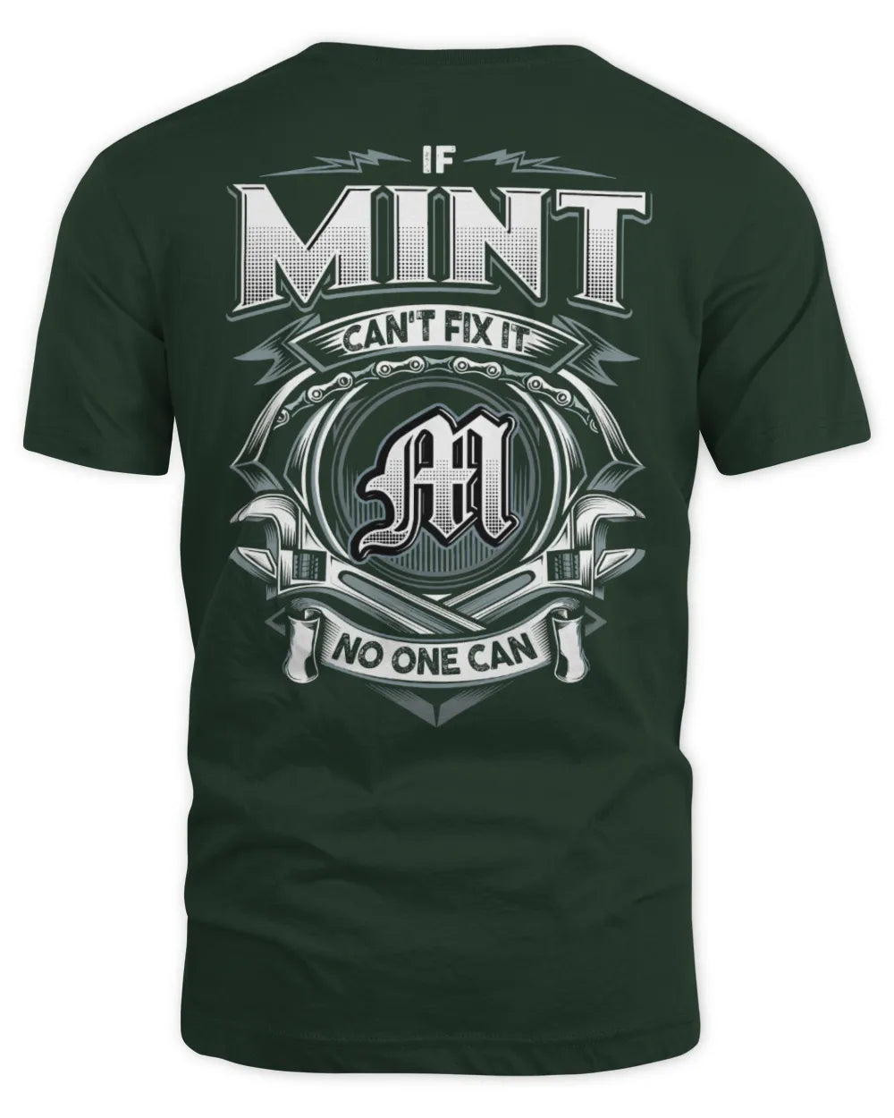 MINT AP81-K4-626 - Personalized Ahmed Quote Apparel “If Ahmed Can't Fix It, No One Can” - Unisex Standard T-Shirt - Forest Green