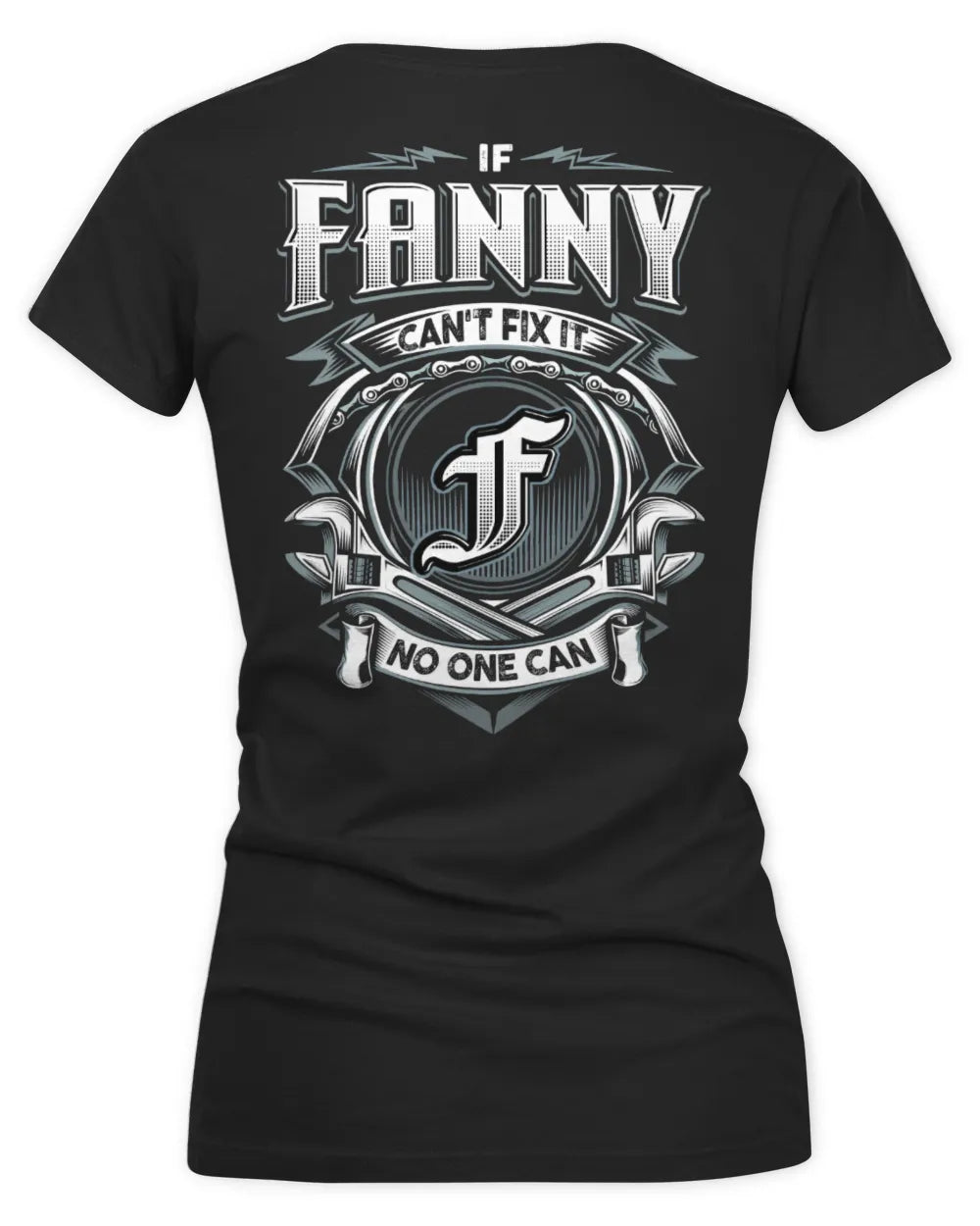 FANNY AP81-K4-626 - Personalized Ahmed Quote Apparel “If Ahmed Can't Fix It, No One Can” - Women's V-Neck T-Shirt - Black