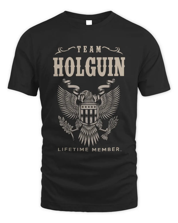 HOLGUIN TP06-K82 – Personalized Classic Style Apparel “Team NAME Lifetime Member”