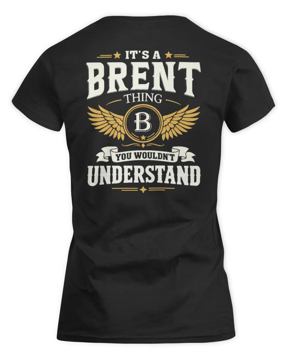 BRENT KT06-M008 It’s a [NAME] Thing – You Wouldn’t Understand | Personalized Vintage T-Shirt - Women's Standard T-Shirt - Black