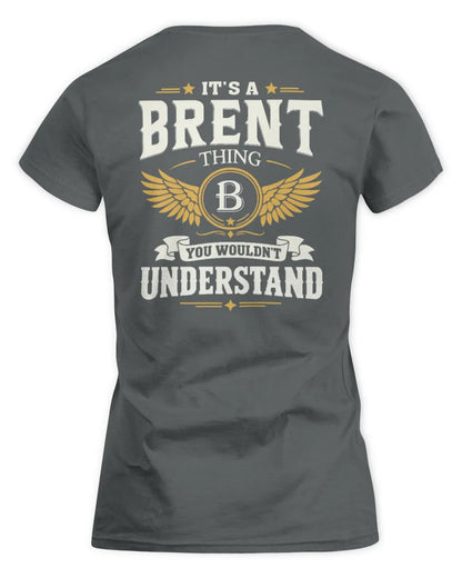BRENT KT06-M008 It’s a [NAME] Thing – You Wouldn’t Understand | Personalized Vintage T-Shirt - Women's Standard T-Shirt - Charcoal