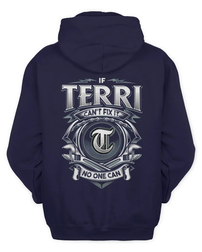 TERRI AP81-K4-626 - Personalized Ahmed Quote Apparel “If Ahmed Can't Fix It, No One Can” - Unisex Hoodie - Navy