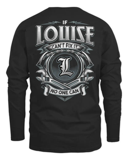 LOUISE AP81-K4-626 - Personalized Ahmed Quote Apparel “If Ahmed Can't Fix It, No One Can” - Men's Long Sleeved T-Shirt - Black