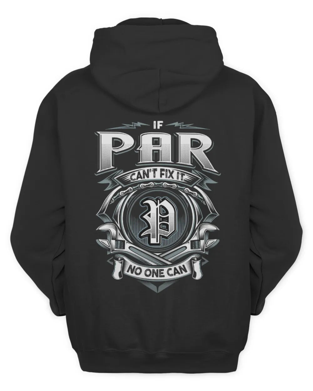 PAR AP81-K4-626 - Personalized Ahmed Quote Apparel “If Ahmed Can't Fix It, No One Can” - Unisex Hoodie - Black