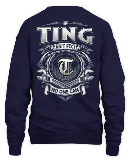 TING AP81-K4-626 - Personalized Ahmed Quote Apparel “If Ahmed Can't Fix It, No One Can” - Unisex Sweatshirt - Navy