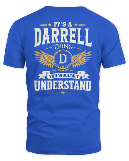 DARRELL KT06-M008 It’s a [NAME] Thing – You Wouldn’t Understand | Personalized Vintage T-Shirt - Unisex Standard T-Shirt - Royal
