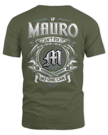 MAURO AP81-K4-626 - Personalized Ahmed Quote Apparel “If Ahmed Can't Fix It, No One Can” - Unisex Standard T-Shirt - Military Green