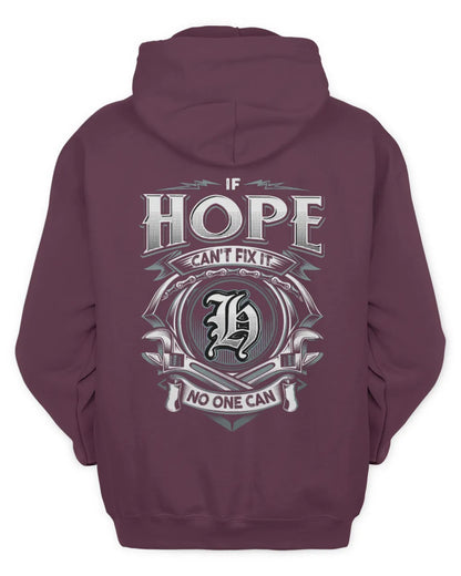 HOPE AP81-K4-626 - Personalized Ahmed Quote Apparel “If Ahmed Can't Fix It, No One Can” - Unisex Hoodie - Maroon