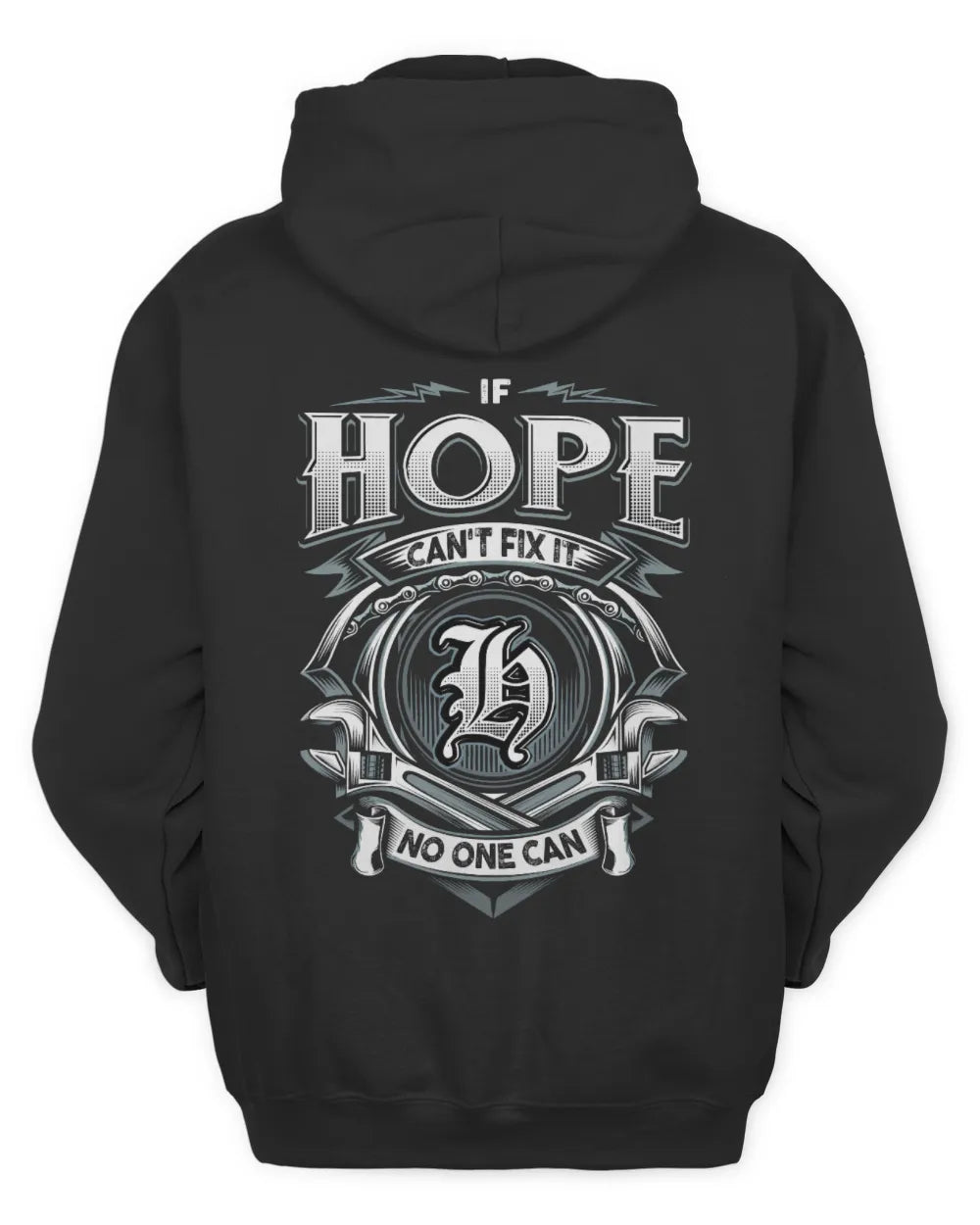HOPE AP81-K4-626 - Personalized Ahmed Quote Apparel “If Ahmed Can't Fix It, No One Can” - Unisex Hoodie - Black