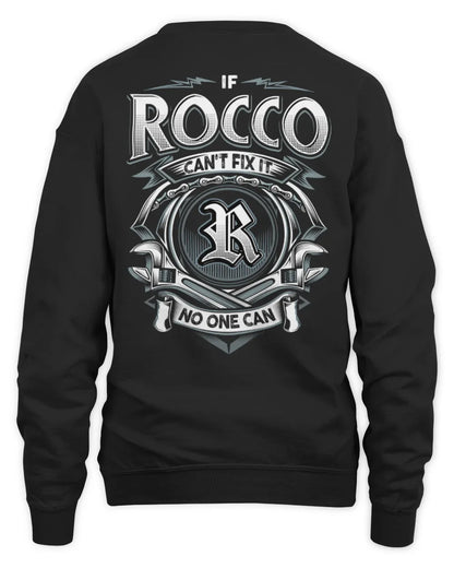 ROCCO AP81-K4-626 - Personalized Ahmed Quote Apparel “If Ahmed Can't Fix It, No One Can” - Unisex Sweatshirt - Black