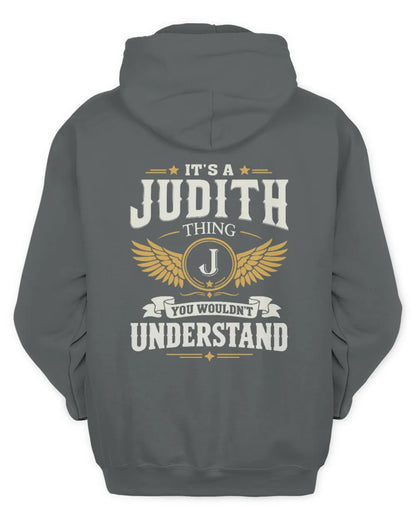 JUDITH KT06-M008 It’s a [NAME] Thing – You Wouldn’t Understand | Personalized Vintage T-Shirt - Unisex Hoodie - Charcoal