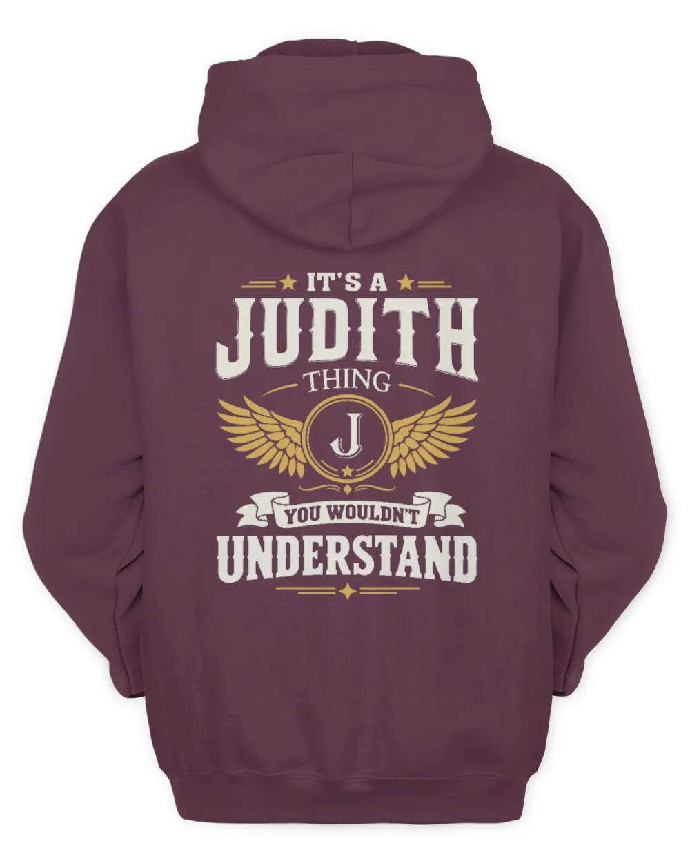 JUDITH KT06-M008 It’s a [NAME] Thing – You Wouldn’t Understand | Personalized Vintage T-Shirt - Unisex Hoodie - Maroon