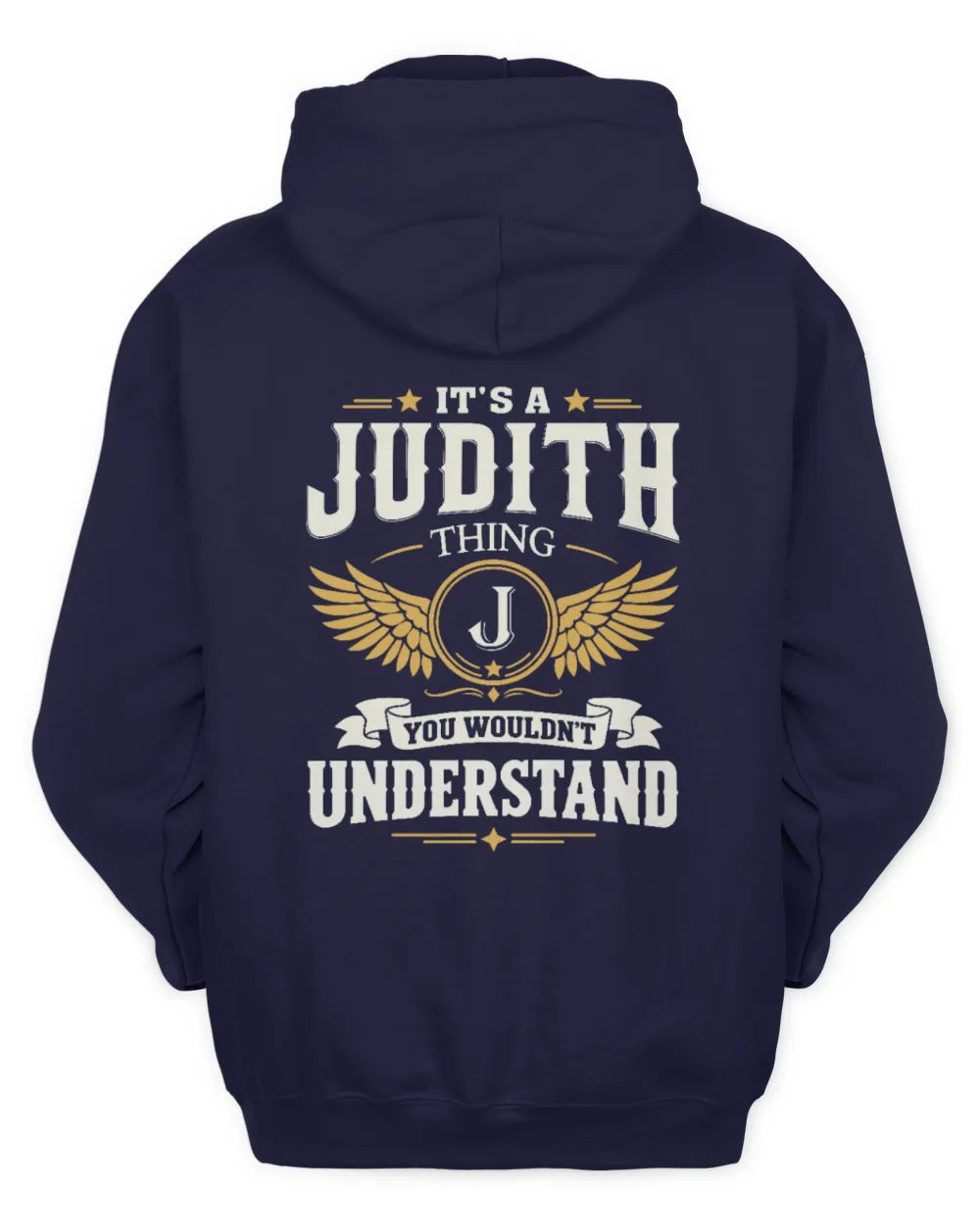 JUDITH KT06-M008 It’s a [NAME] Thing – You Wouldn’t Understand | Personalized Vintage T-Shirt - Unisex Hoodie - Navy