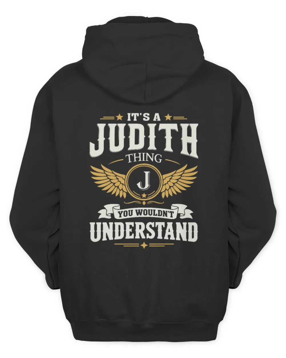 JUDITH KT06-M008 It’s a [NAME] Thing – You Wouldn’t Understand | Personalized Vintage T-Shirt - Unisex Hoodie - Black