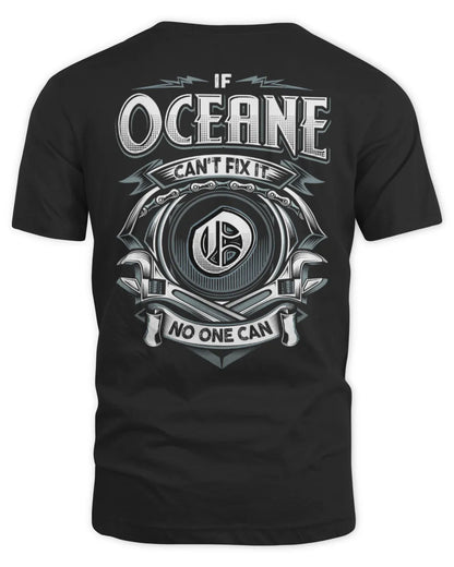 OCEANE AP81-K4-626 - Personalized Ahmed Quote Apparel “If Ahmed Can't Fix It, No One Can” - Unisex Standard T-Shirt - Black