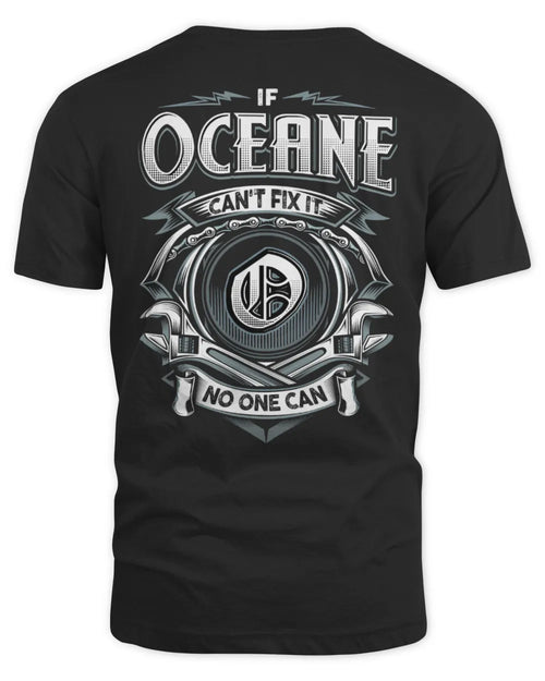 OCEANE AP81-K4-626 - Personalized Ahmed Quote Apparel “If Ahmed Can't Fix It, No One Can” - Unisex Standard T-Shirt - Black