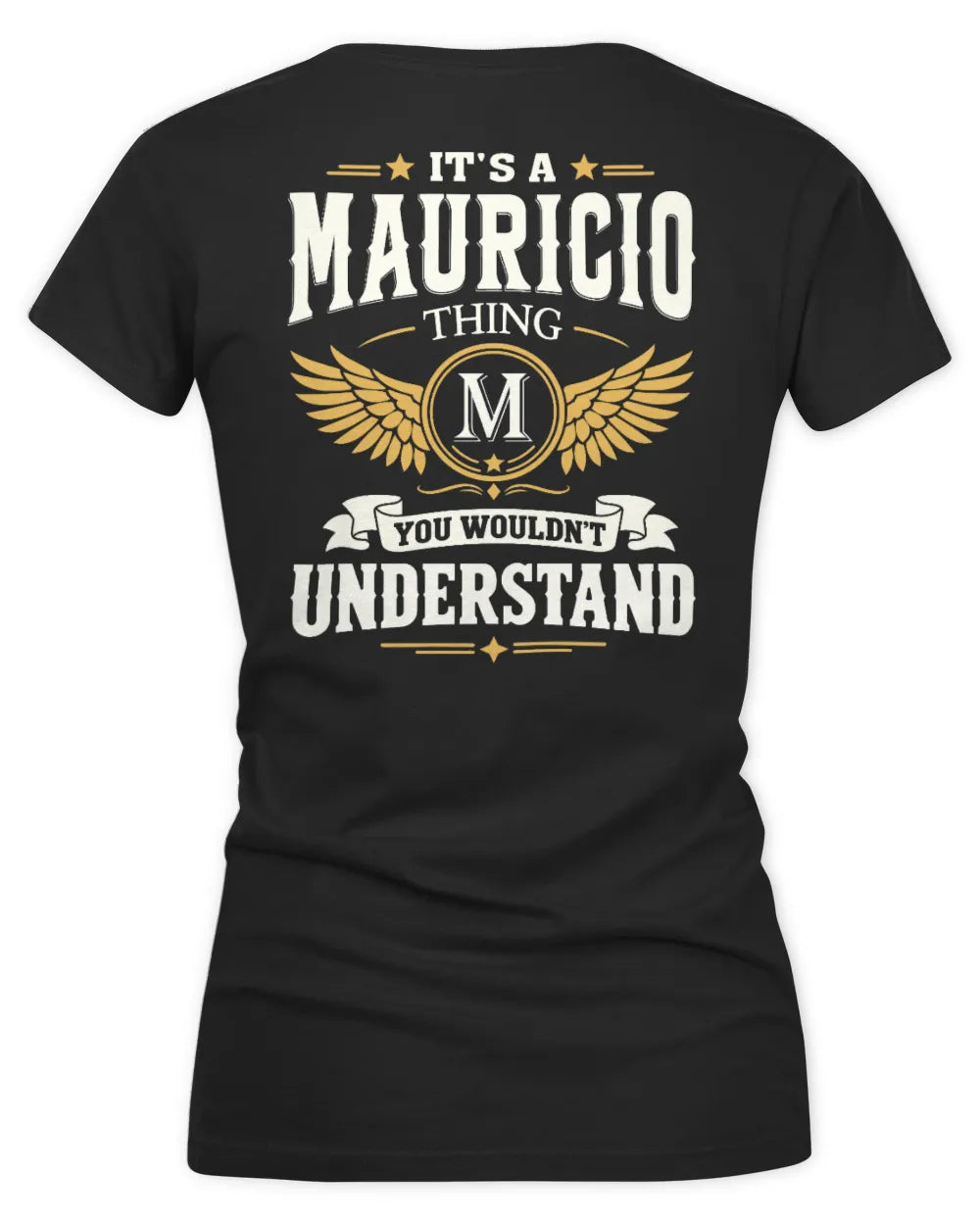 MAURICIO KT06-M008 It’s a [NAME] Thing – You Wouldn’t Understand | Personalized Vintage T-Shirt - Women's V-Neck T-Shirt - Black