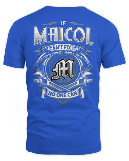 MAICOL AP81-K4-626 - Personalized Ahmed Quote Apparel “If Ahmed Can't Fix It, No One Can” - Unisex Standard T-Shirt - Royal