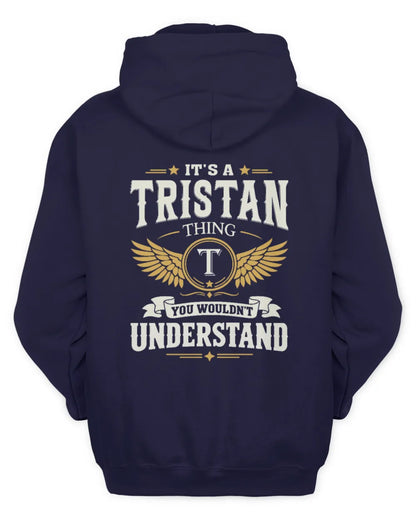 TRISTAN KT06-M008 It’s a [NAME] Thing – You Wouldn’t Understand | Personalized Vintage T-Shirt - Unisex Hoodie - Navy