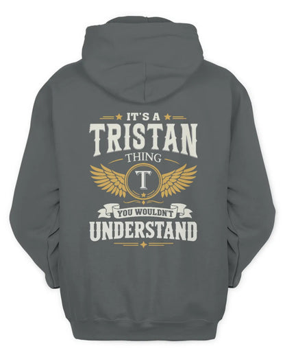 TRISTAN KT06-M008 It’s a [NAME] Thing – You Wouldn’t Understand | Personalized Vintage T-Shirt - Unisex Hoodie - Charcoal