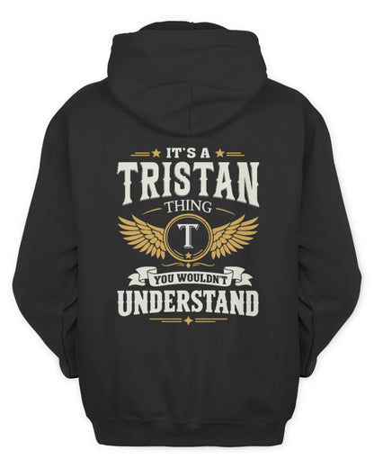 TRISTAN KT06-M008 It’s a [NAME] Thing – You Wouldn’t Understand | Personalized Vintage T-Shirt - Unisex Hoodie - Black