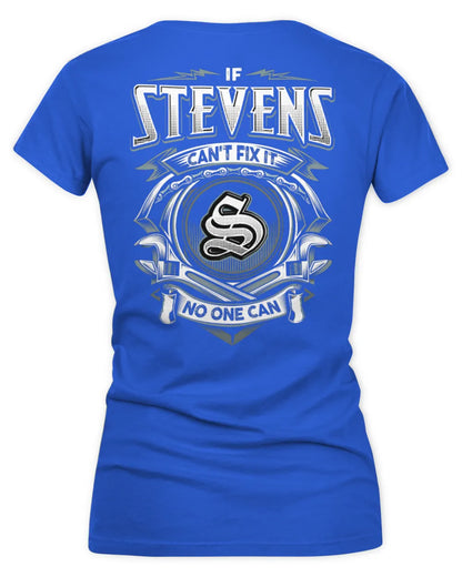 STEVENS AP81-K4-626 - Personalized Ahmed Quote Apparel “If Ahmed Can't Fix It, No One Can” - Women's V-Neck T-Shirt - Royal
