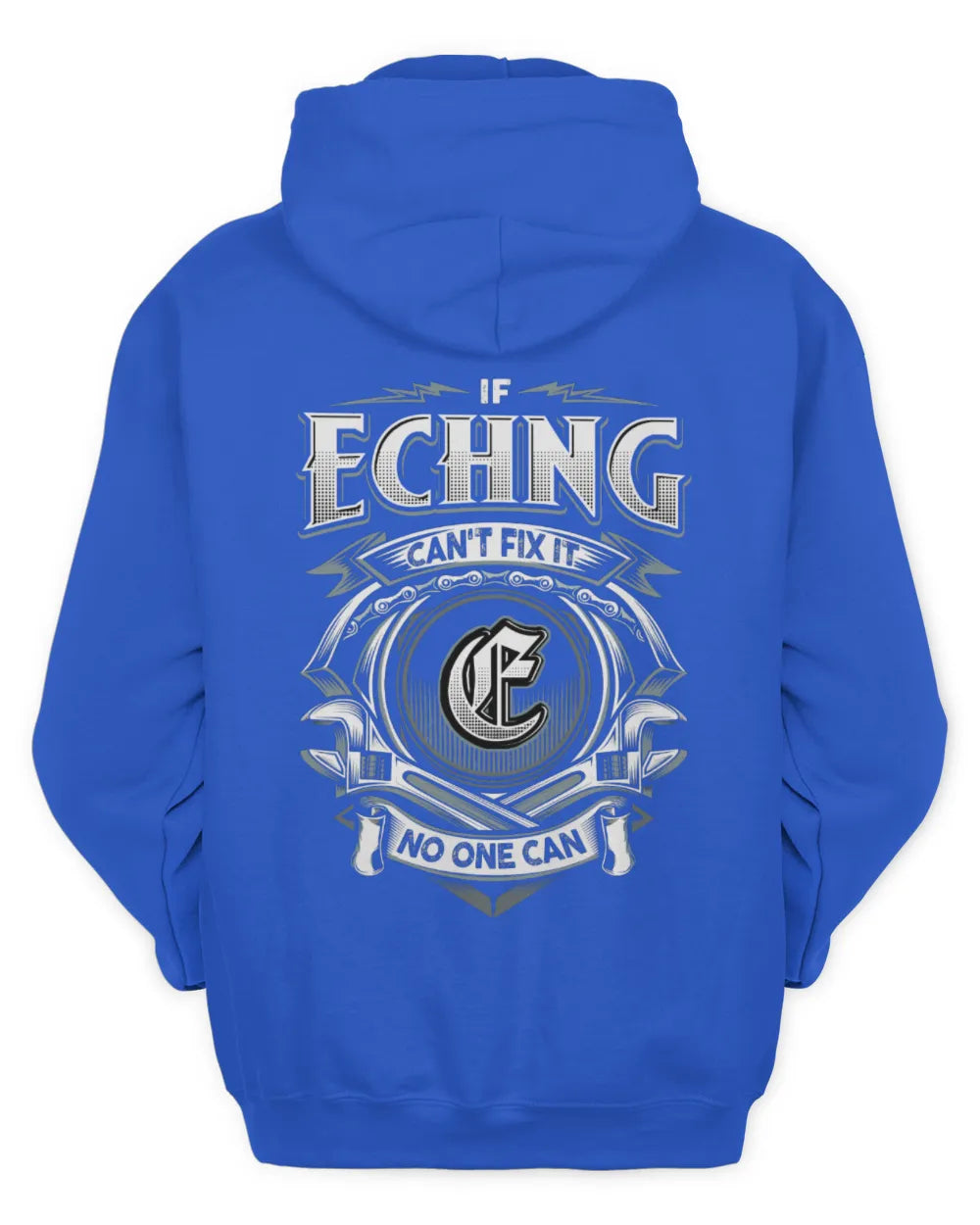 ECHNG AP81-K4-626 - Personalized Ahmed Quote Apparel “If Ahmed Can't Fix It, No One Can” - Unisex Hoodie - Royal
