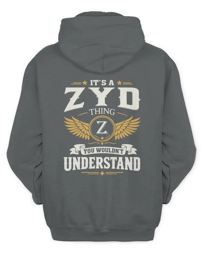 ZYD KT06-M008 It’s a [NAME] Thing – You Wouldn’t Understand | Personalized Vintage T-Shirt - Unisex Hoodie - Charcoal
